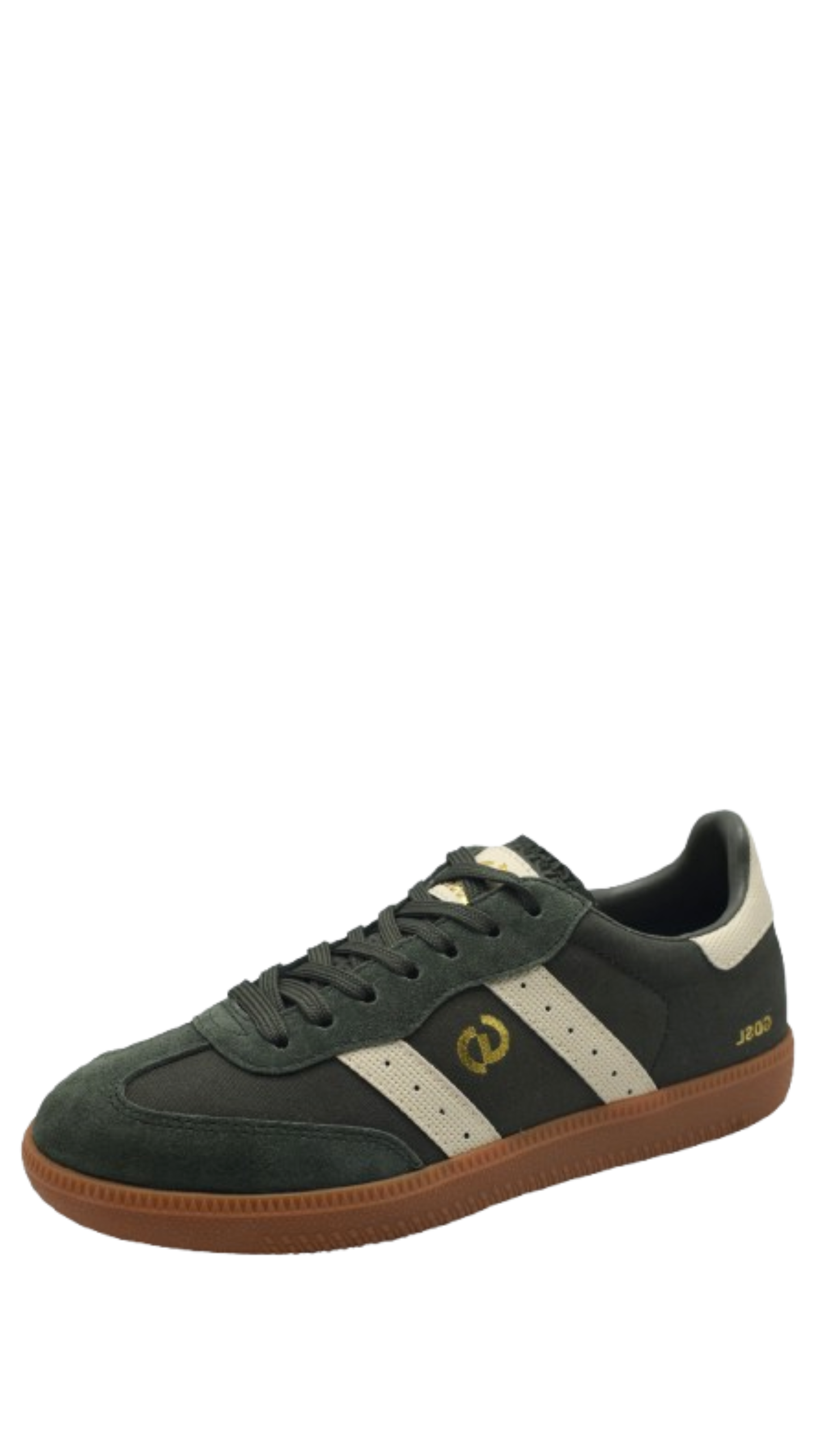 Goodsole - 2001 Parallel - Cypress Suede Suede/Cream Leather