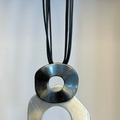 Portia Necklace - Black/Silver