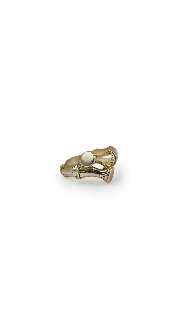 Kitte Bambu Ring - Gold