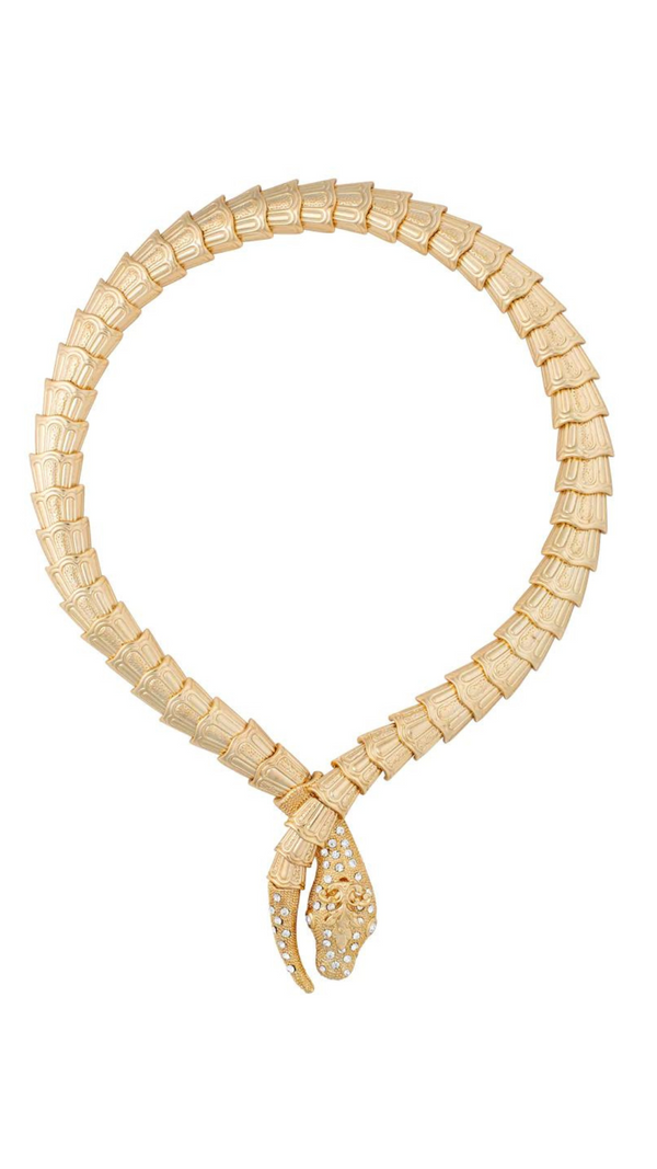 Kitte Serpent Necklace - Gold