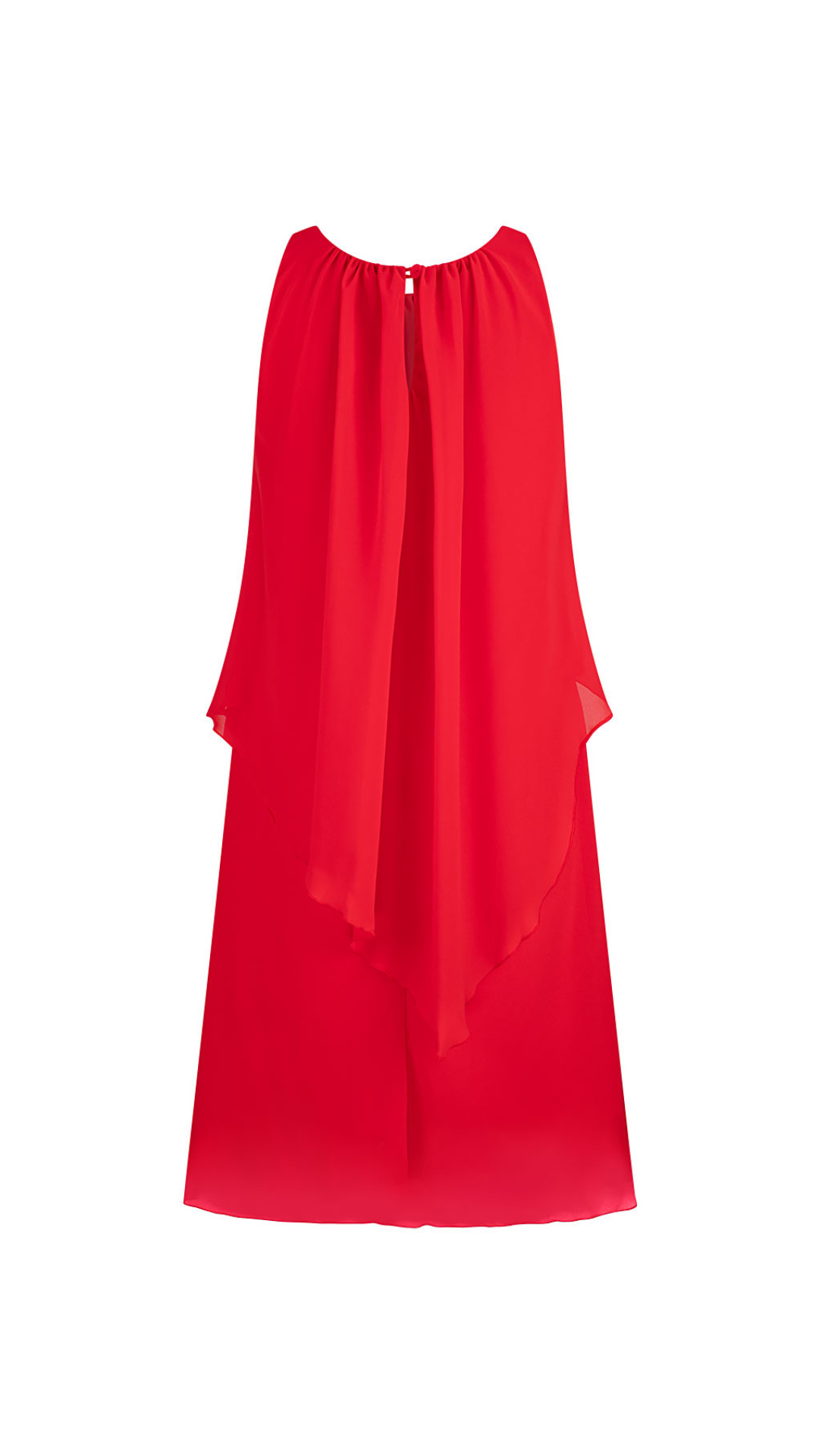 Poppy Chiffon Dress - Red