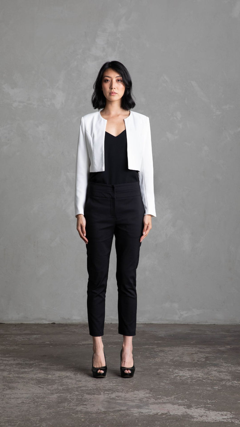Piera Capri Pants - Black
