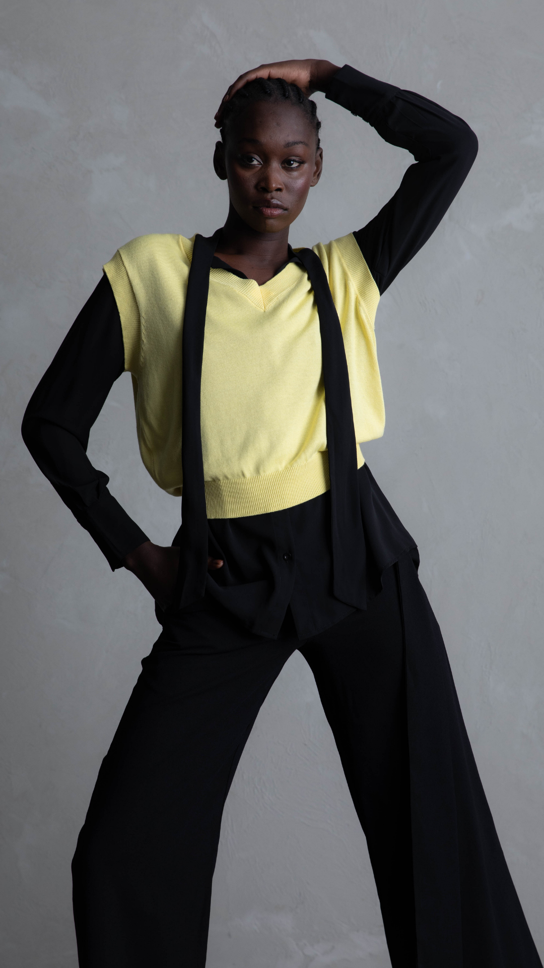 Ariel Top/Vest - Lemon