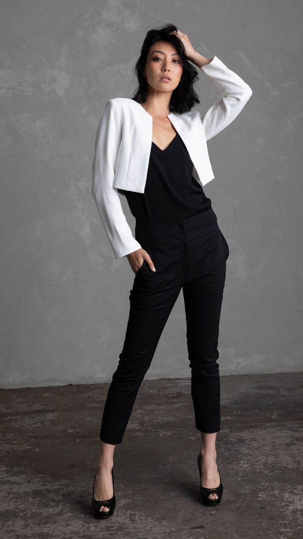 Piera Capri Pants - Black