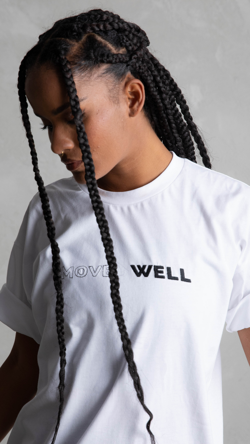 CTL Active Oversized Longline Tee - White
