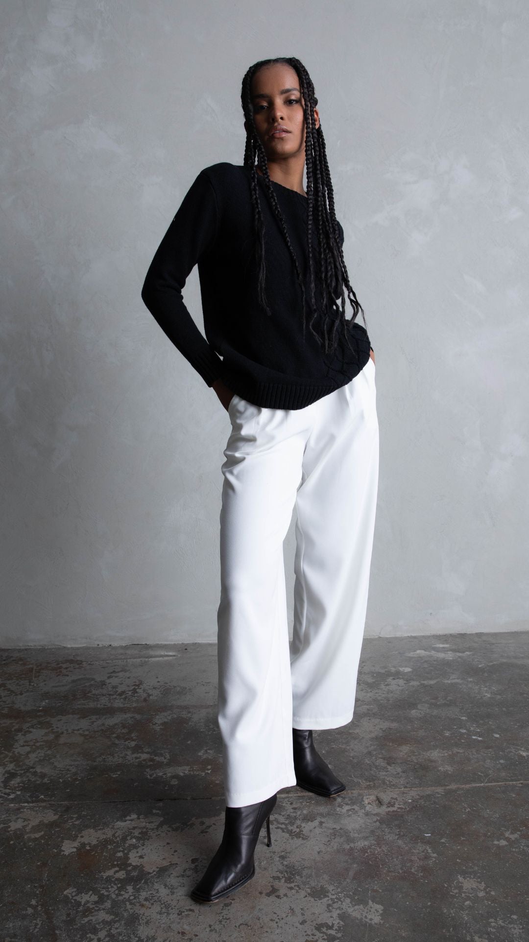 Audrina Pants - White