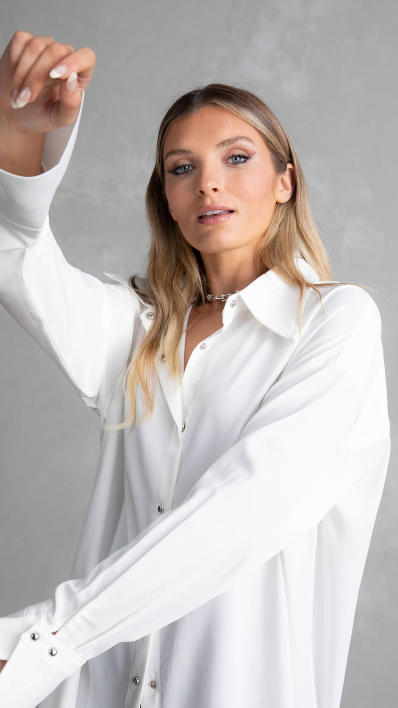 Milan Oversized Shirt - White