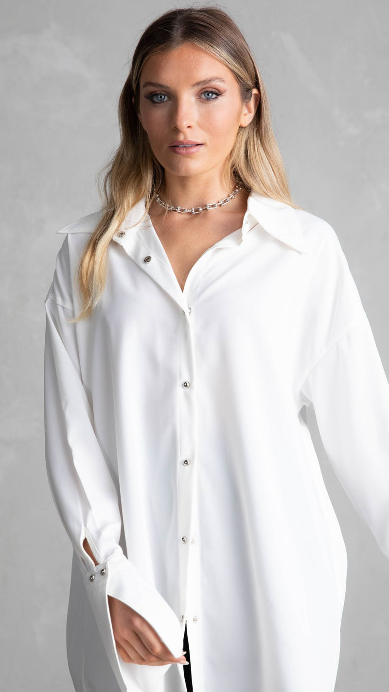 Milan Oversized Shirt - White