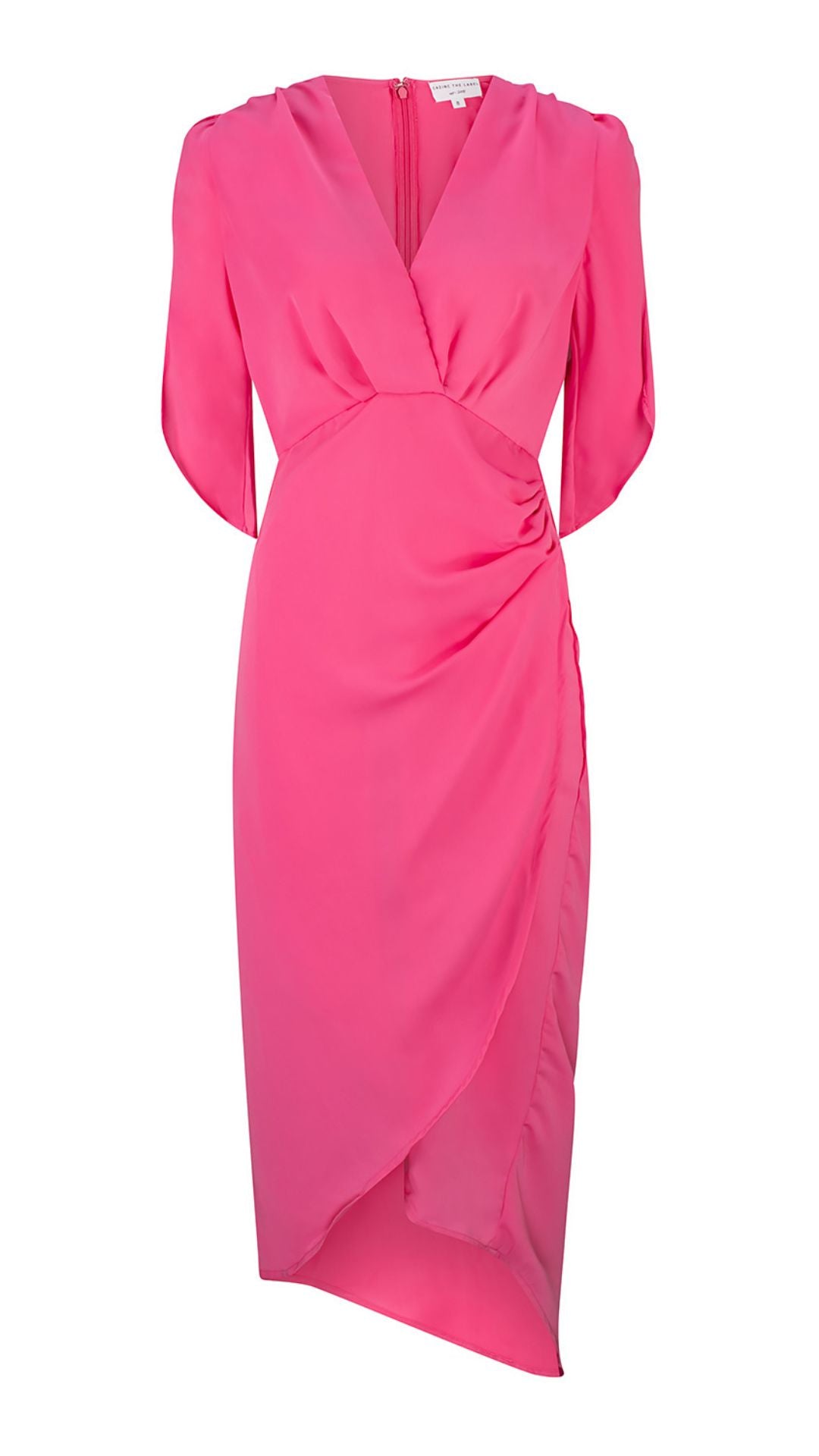 Topaz Wrap Dress - Champagne Pink