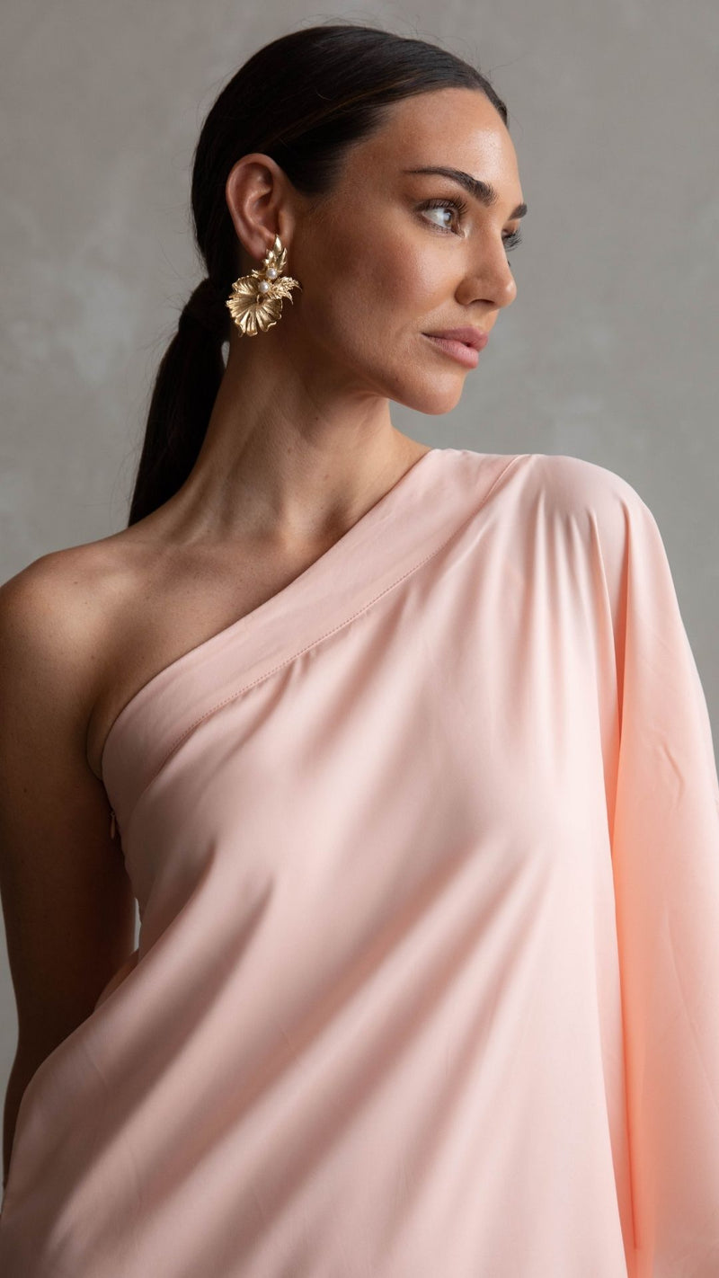 Paris Cocktail Dress - Salmon Pink