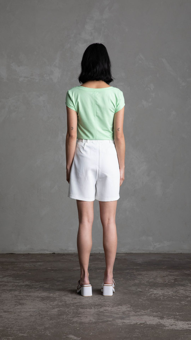 Vittoria Longline Shorts - White