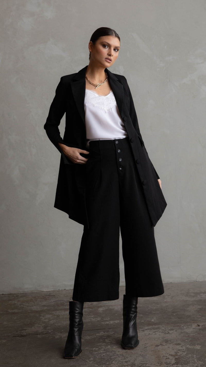 Leo Blazer Dress - Black