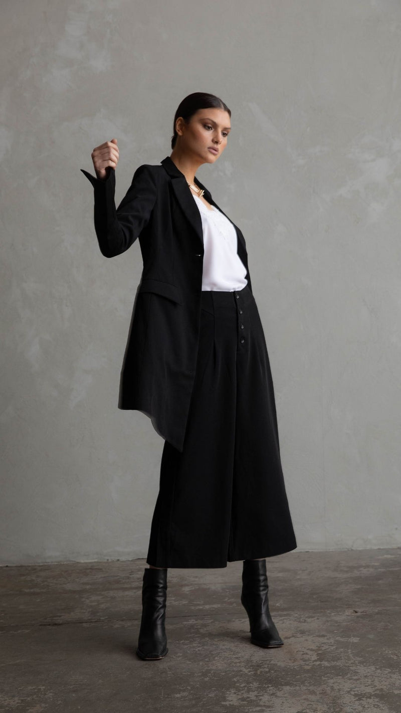 Leo Blazer Dress - Black