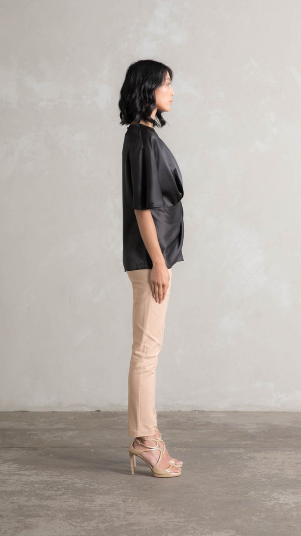 Piera Capri Suit Pants - Tan