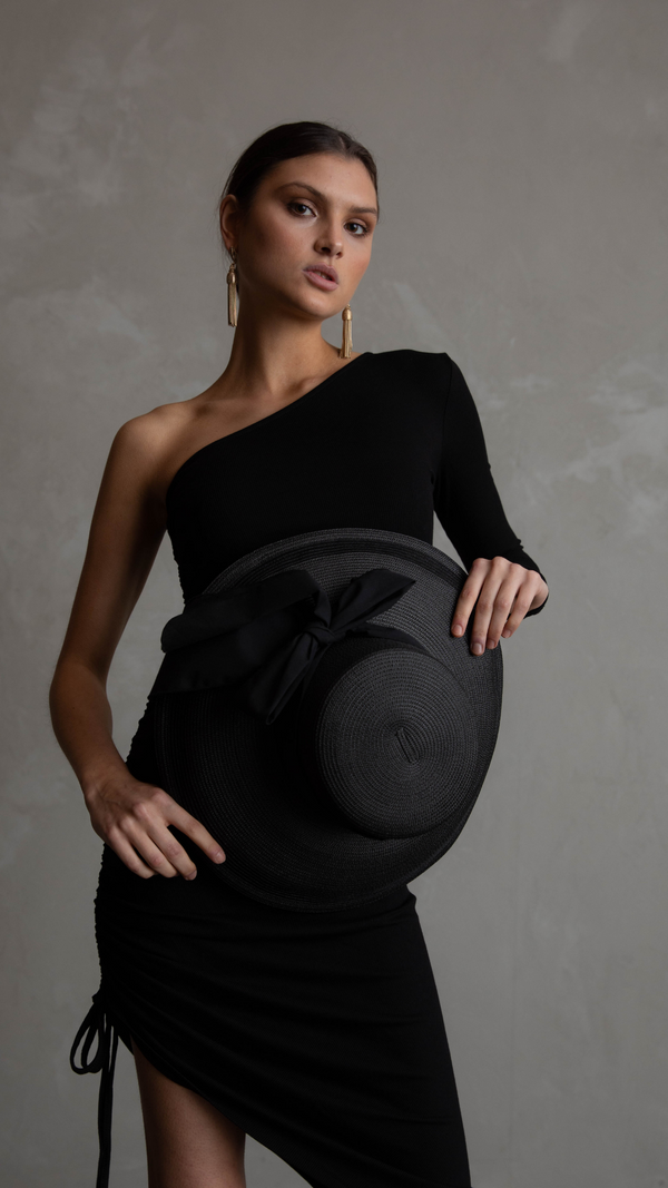 Rachel Fitted Dress - Black