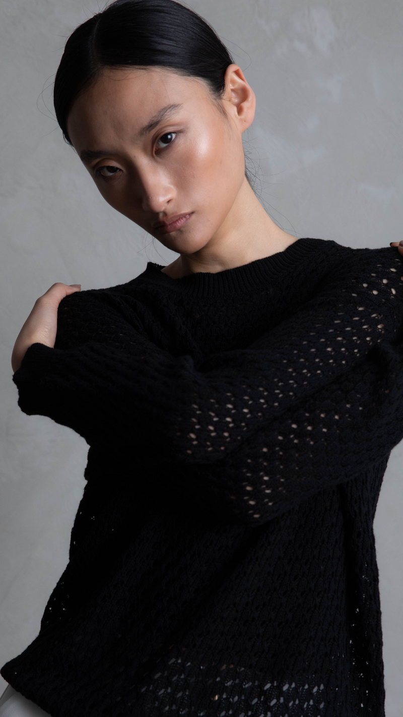 Scarlet Knit - Black