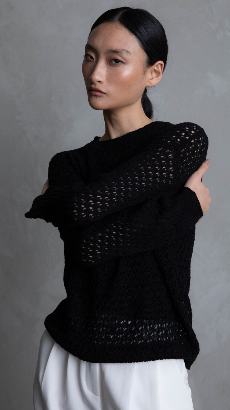 Scarlet Knit - Black