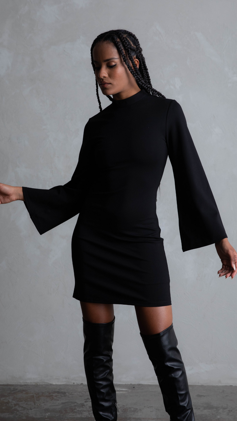 Reece Ponte Dress - Black