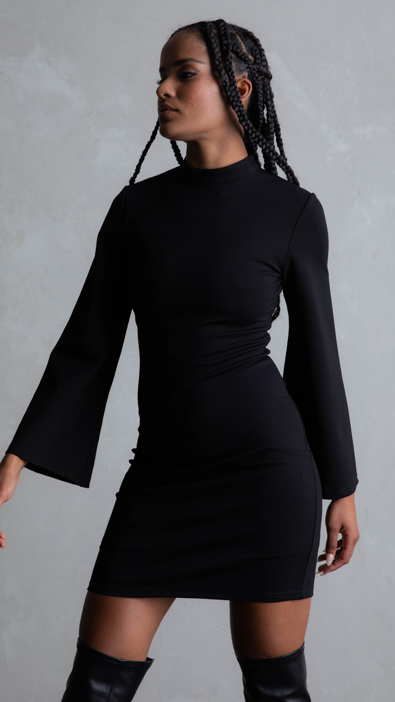 Reece Ponte Dress - Black