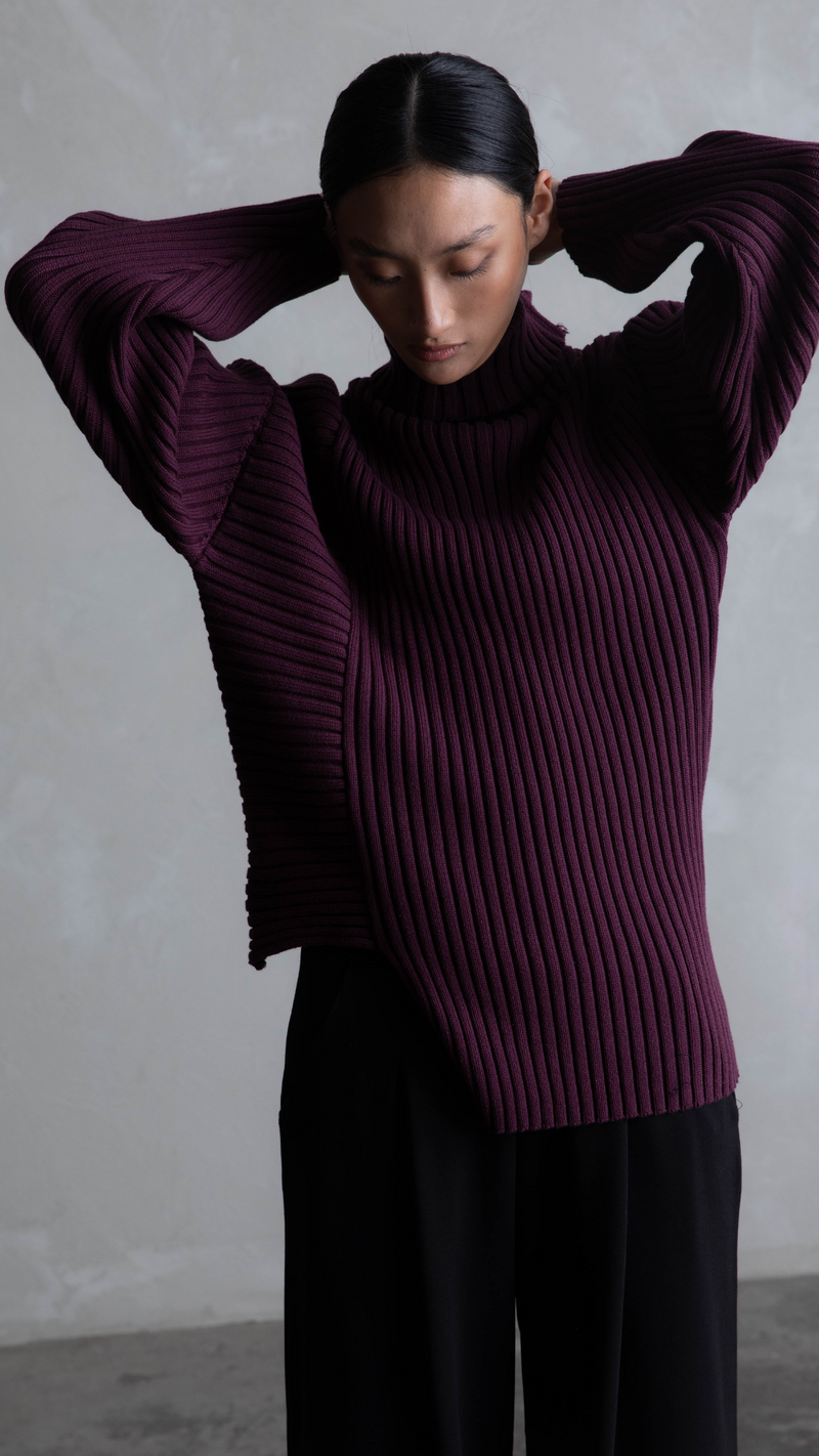Carla Knit - Burgundy