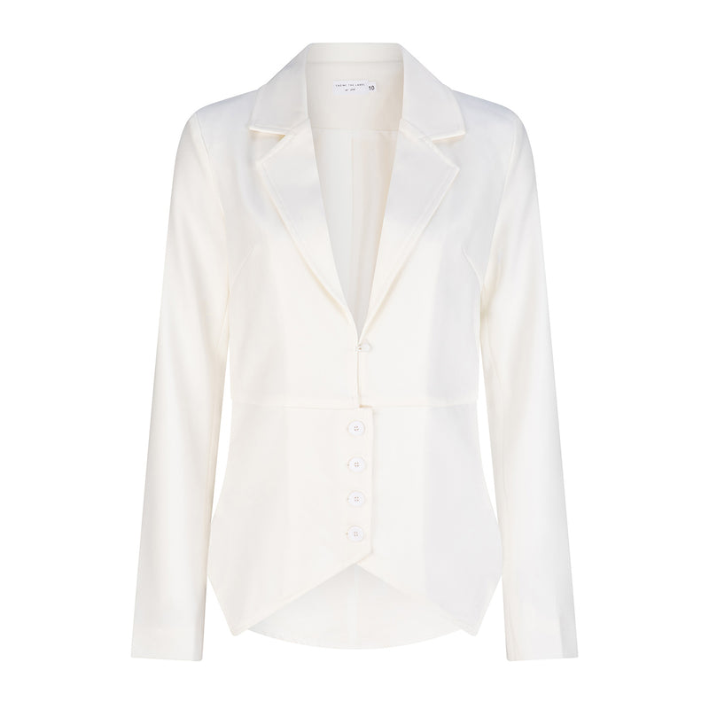 Isla Blazer/Top - White