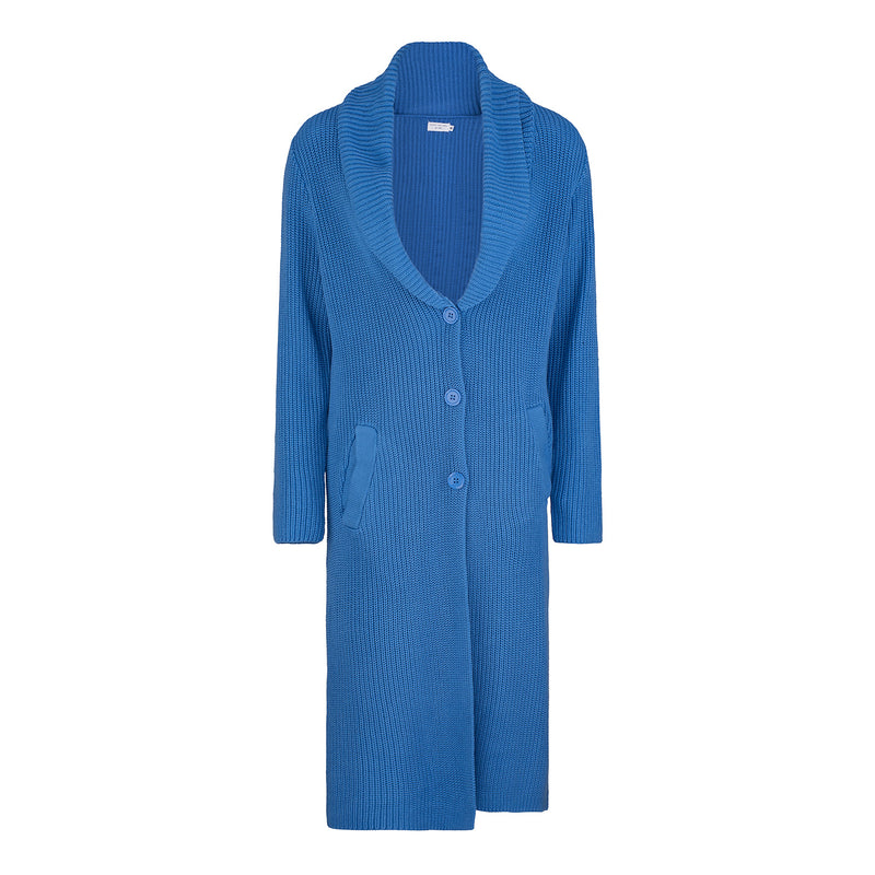 Annie Longline Cardigan - Blue