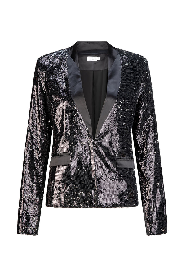 Fedella Blazer - Sequin Black