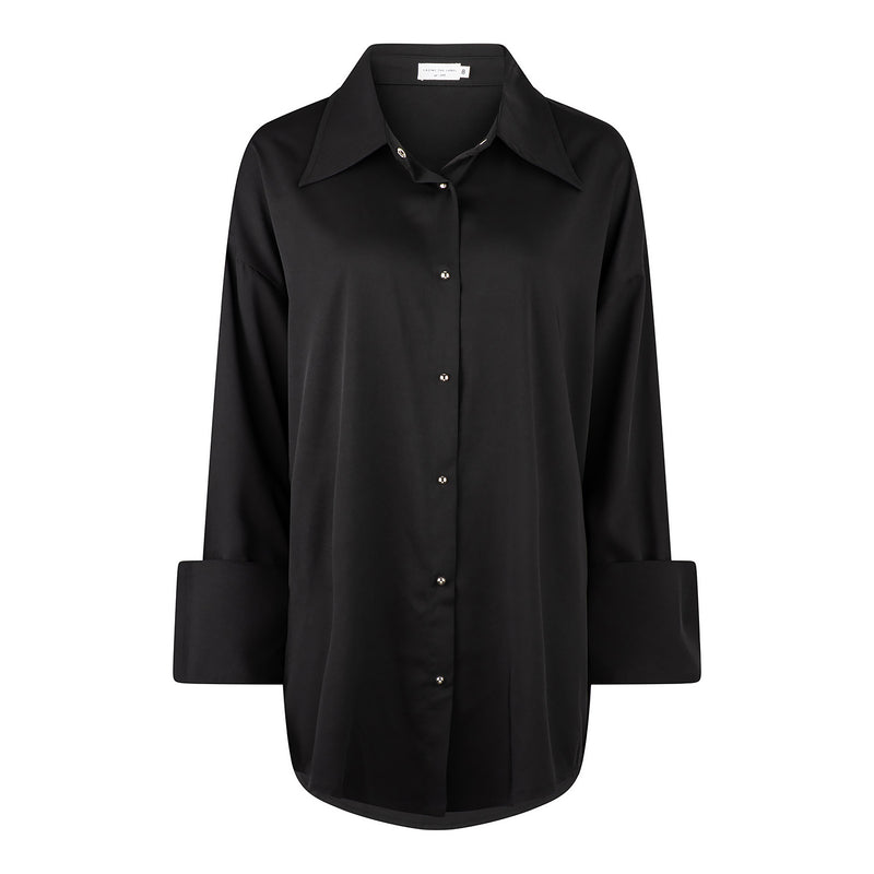 Milan Oversized Shirt - Black