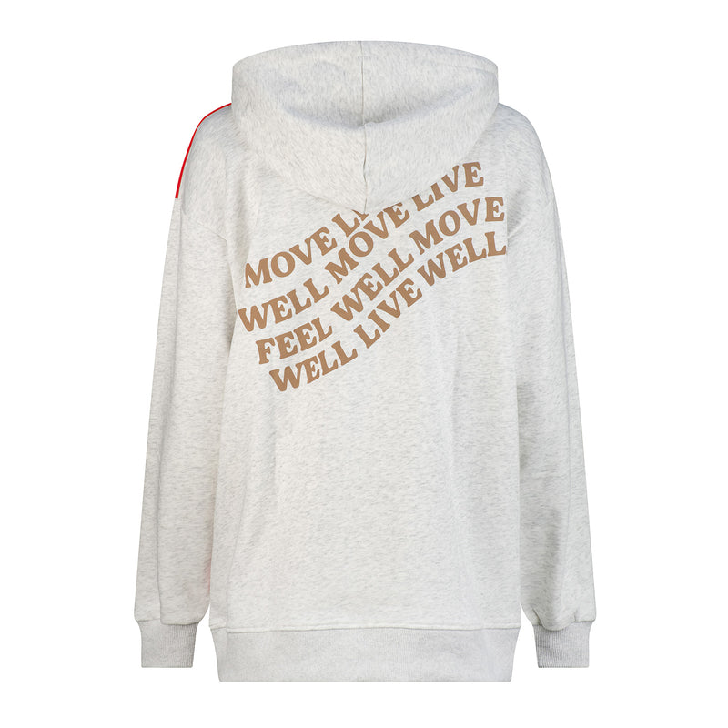 CTL Active Unisex Vintage Oversized Longline Hoodie - Grey
