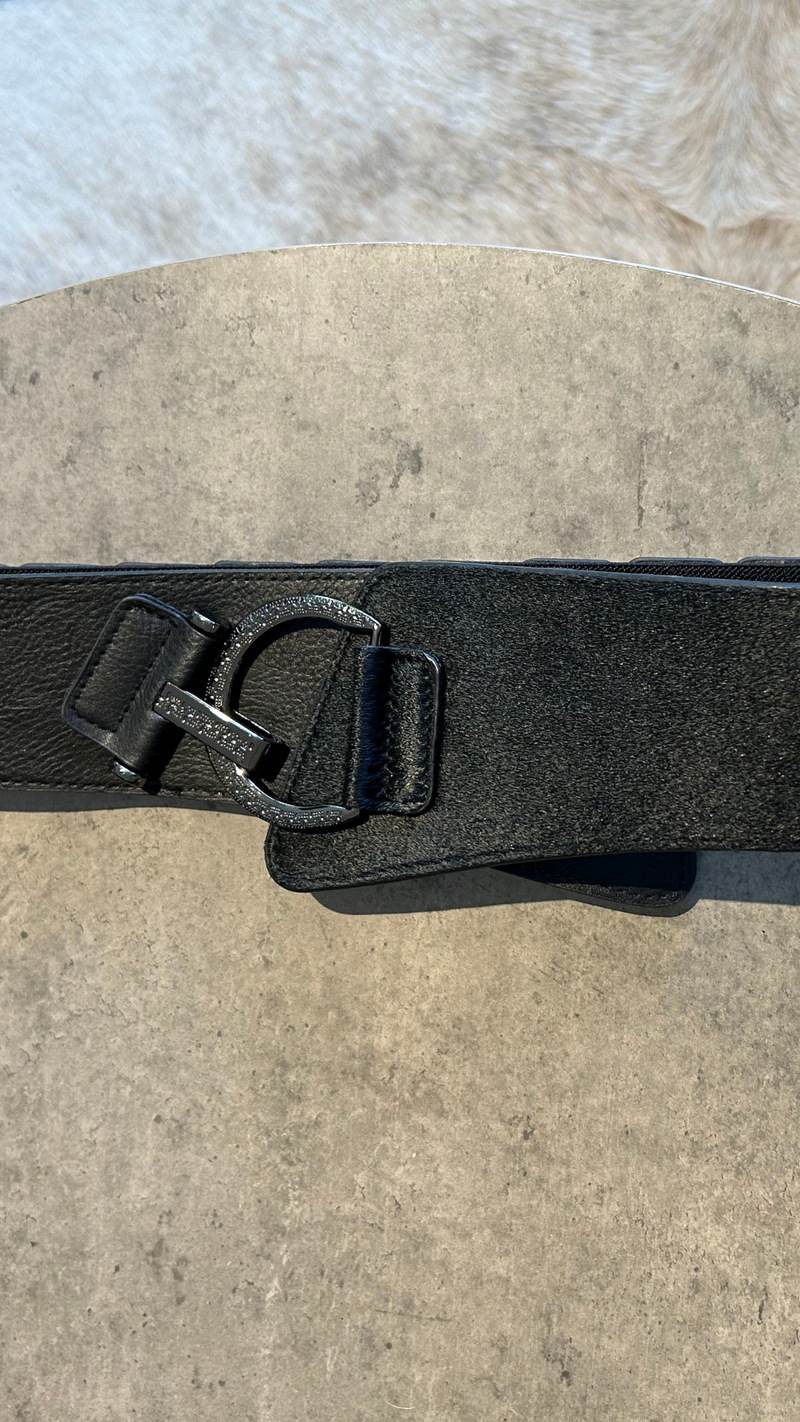 Ivy Women Elastic Belt - Black